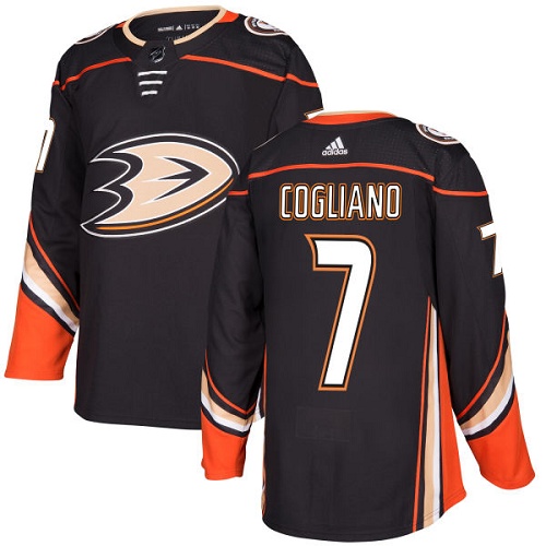 Adidas Anaheim Ducks #7 Andrew Cogliano Black Home Authentic Youth Stitched NHL Jersey->youth nhl jersey->Youth Jersey